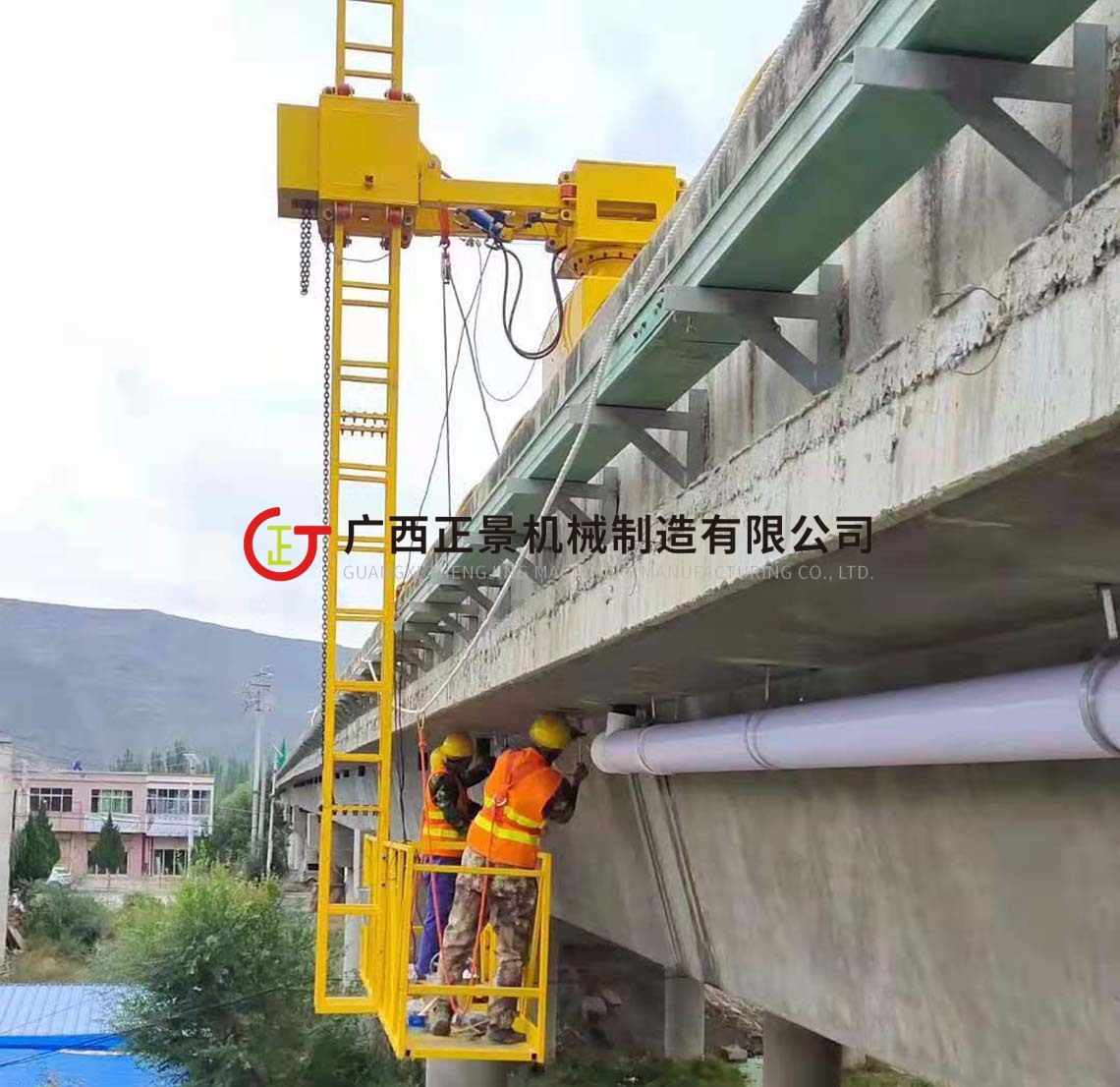 橋梁排水管安裝設備