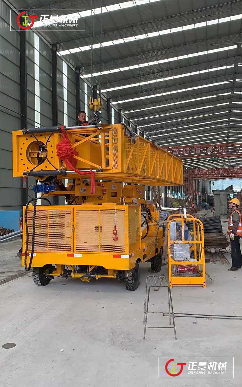 橋梁排水管安裝車