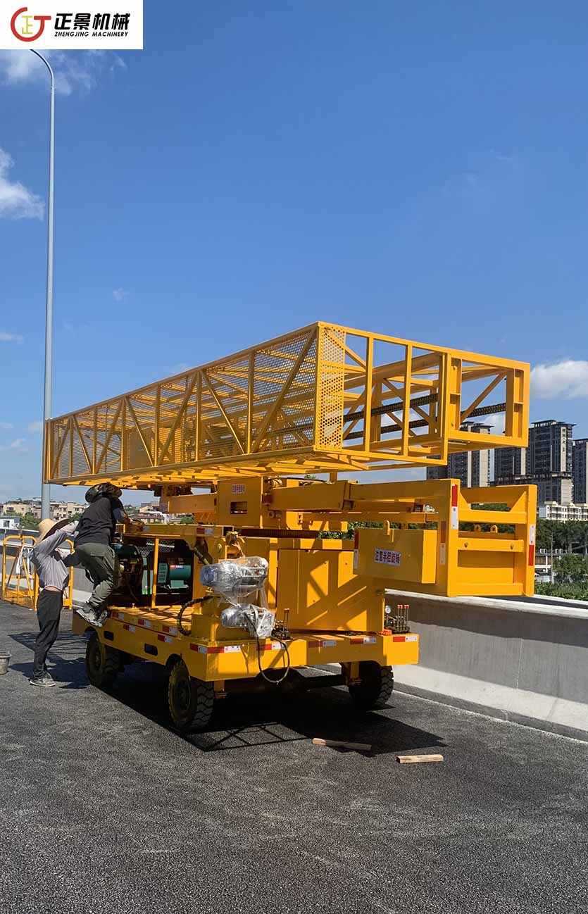 橋梁排水管安裝車