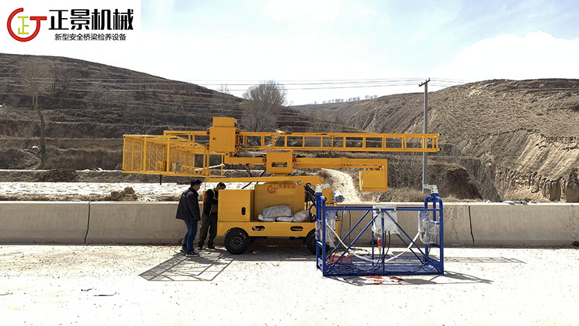 橋梁排水管安裝車