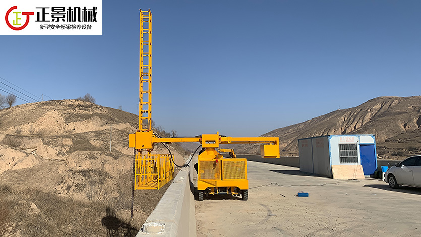 橋梁排水管安裝車