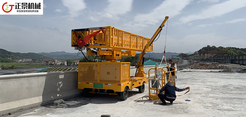 橋梁排水管安裝車
