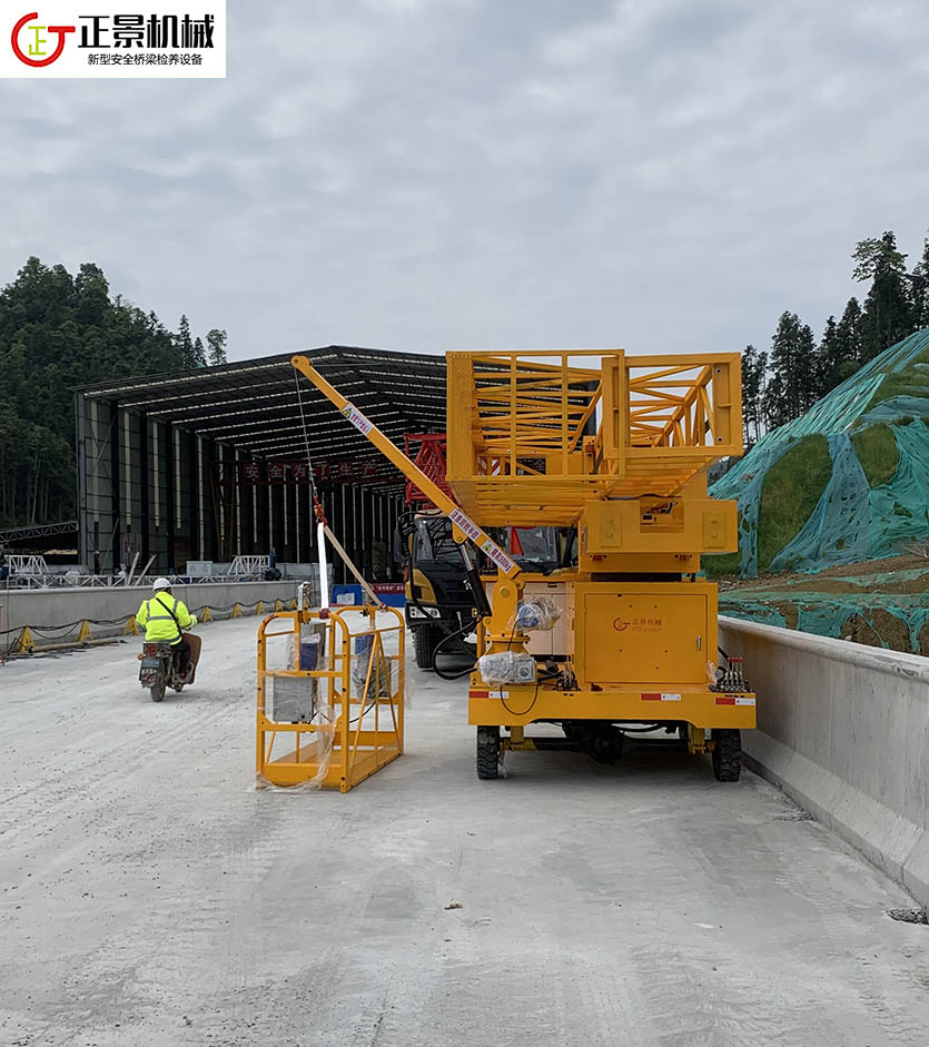 橋梁排水管安裝車